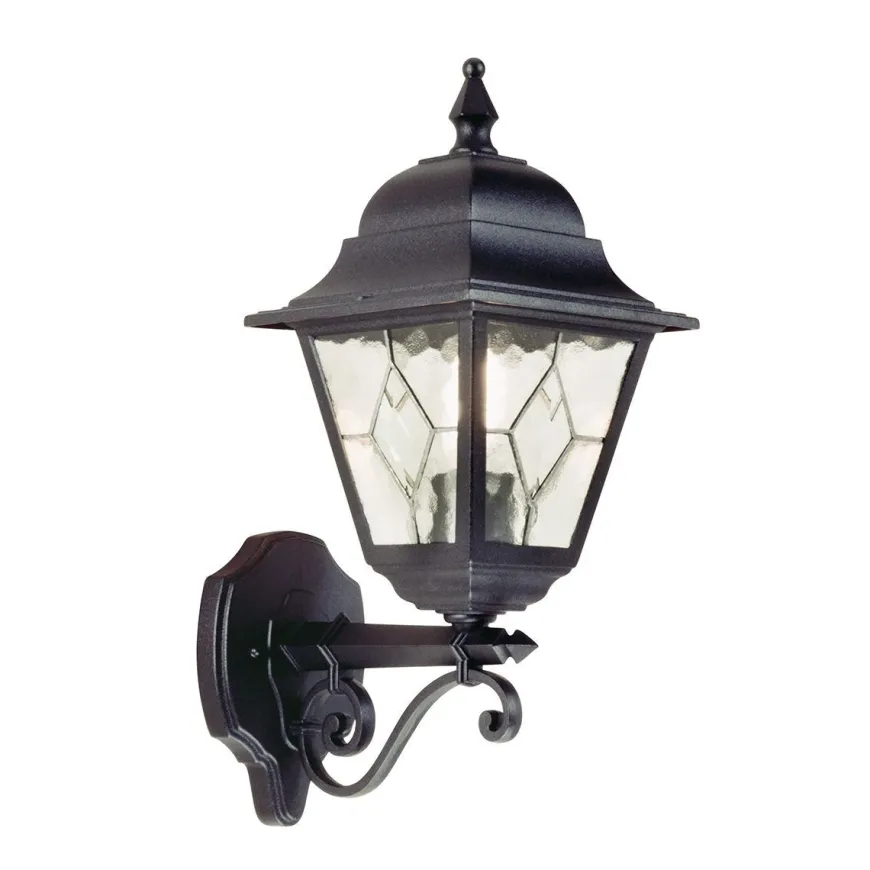 Norfolk Black - Elstead Lighting - kinkiet ogrodowy góra