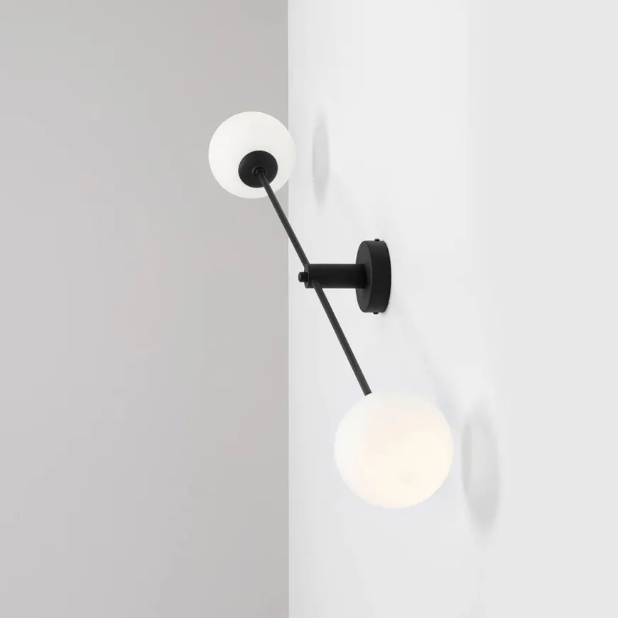 Ohio 2 Wall Black - Artera - kinkiet
