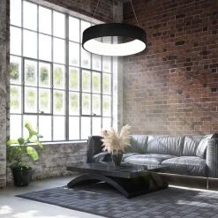 Ohio Led Black - Milagro - lampa wisząca nowoczesna