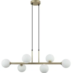 Olbia gold - Italux - lampa wisząca nowoczesna