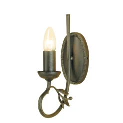 Olivia Black And Gold - Elstead Lighting - kinkiet pojedynczy