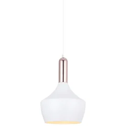 Ophelia White-Copper - Italux - lampa wisząca