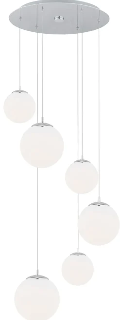 Optica 2530 - Argon - lampa wisząca 6 pł. na okrągłej podsufitce