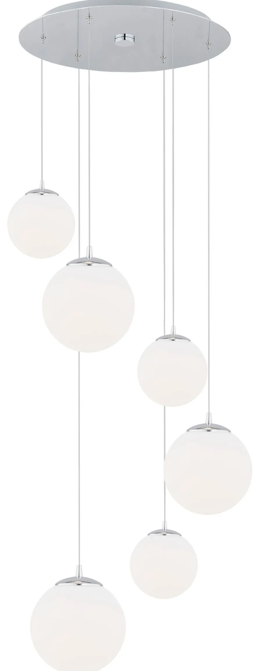 Optica 2530 - Argon - lampa wisząca 6 pł. na okrągłej podsufitce