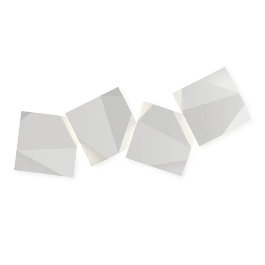 Origami L107 biały matowy - Vibia - lampa ścienna