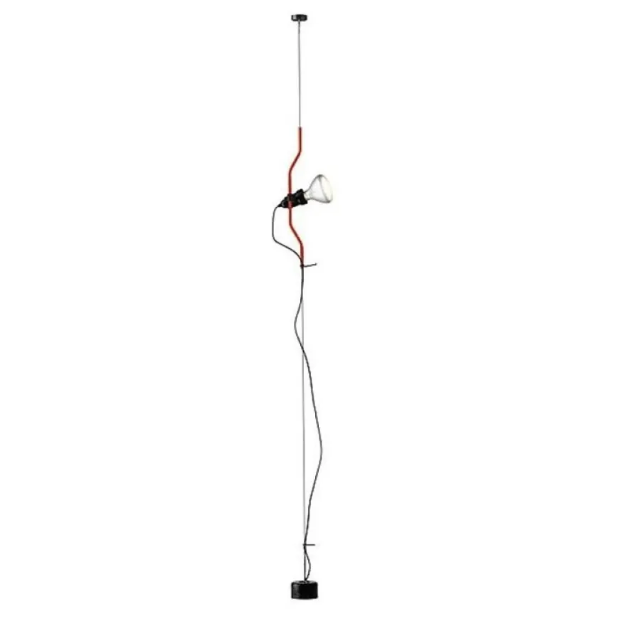 Parentesi H180-400 czerwony - Flos - lampa sufitowa ściemnialna
