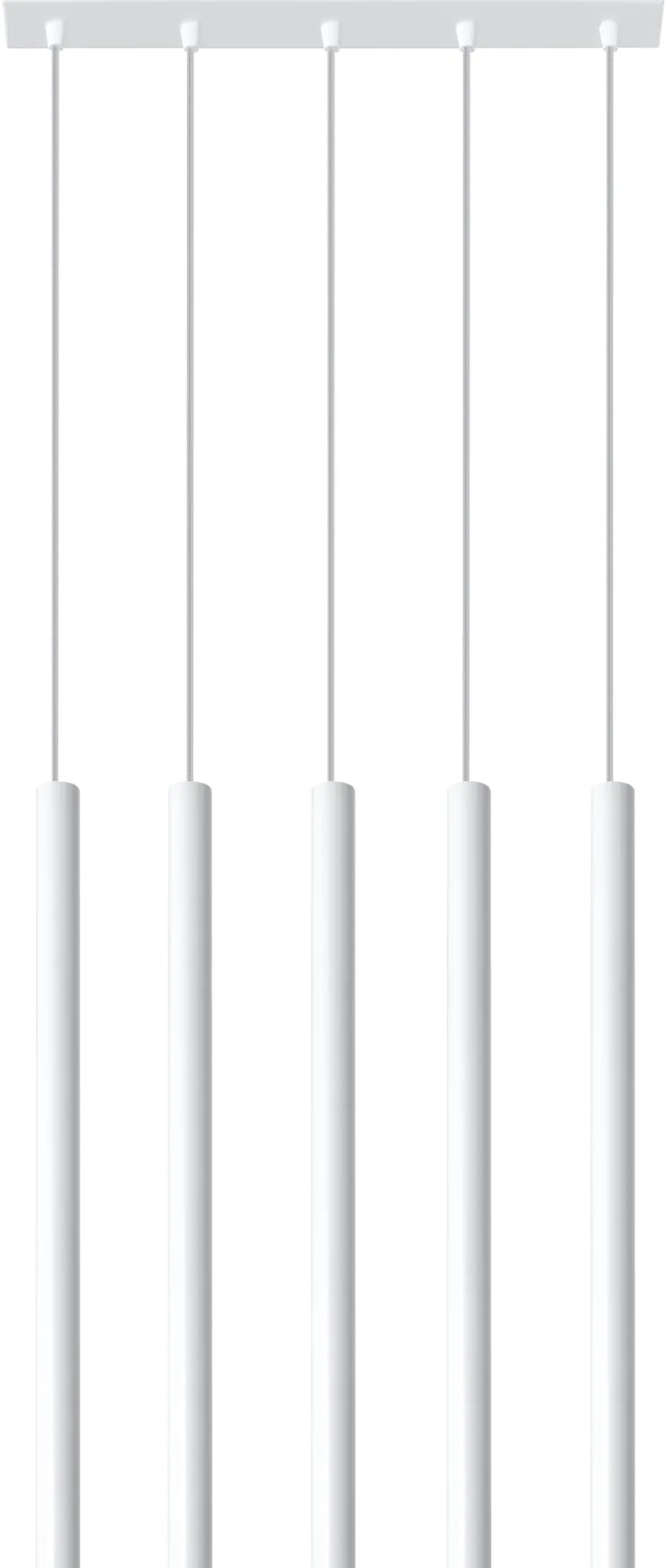 Pastelo 5 Biała - SOLLUX LIGHTING - lampa wisząca