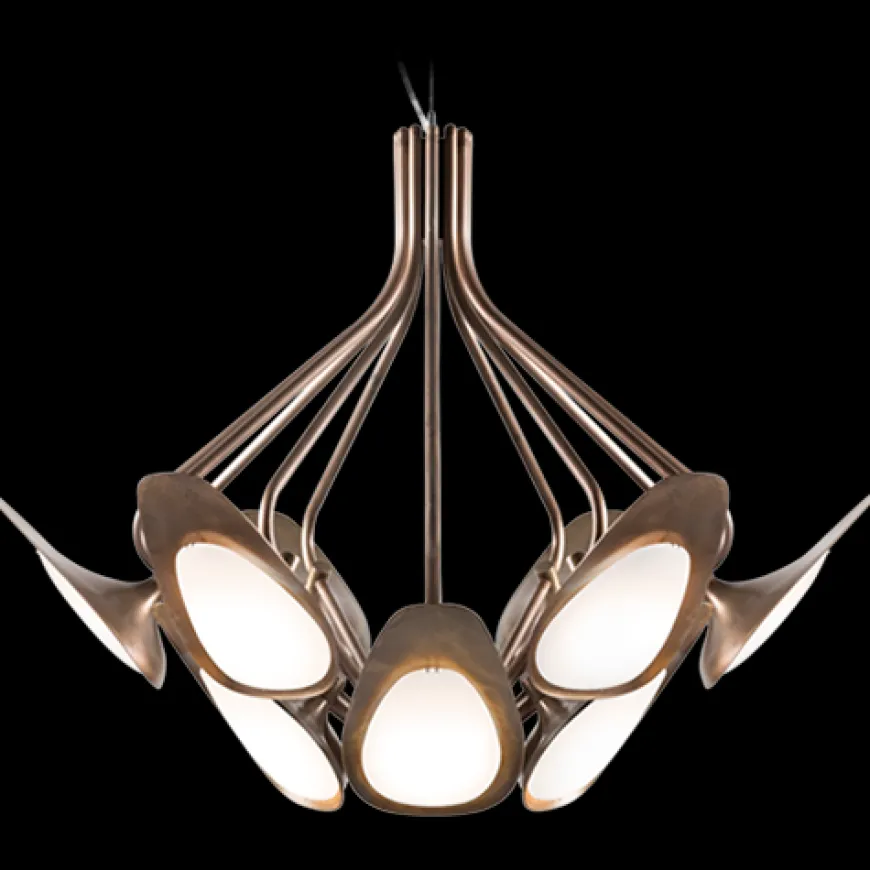 Peacock White złoty - KDLN - lampa wisząca