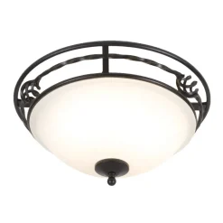 Pembroke Black Ø37 - Elstead Lighting - lampa sufitowa klasyczna