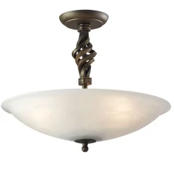 Pembroke Black And Gold - Elstead Lighting - lampa sufitowa klasyczna