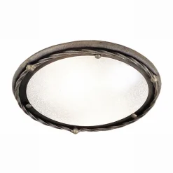 Pembroke Black And Gold Ø30 - Elstead Lighting - lampa sufitowa klasyczna