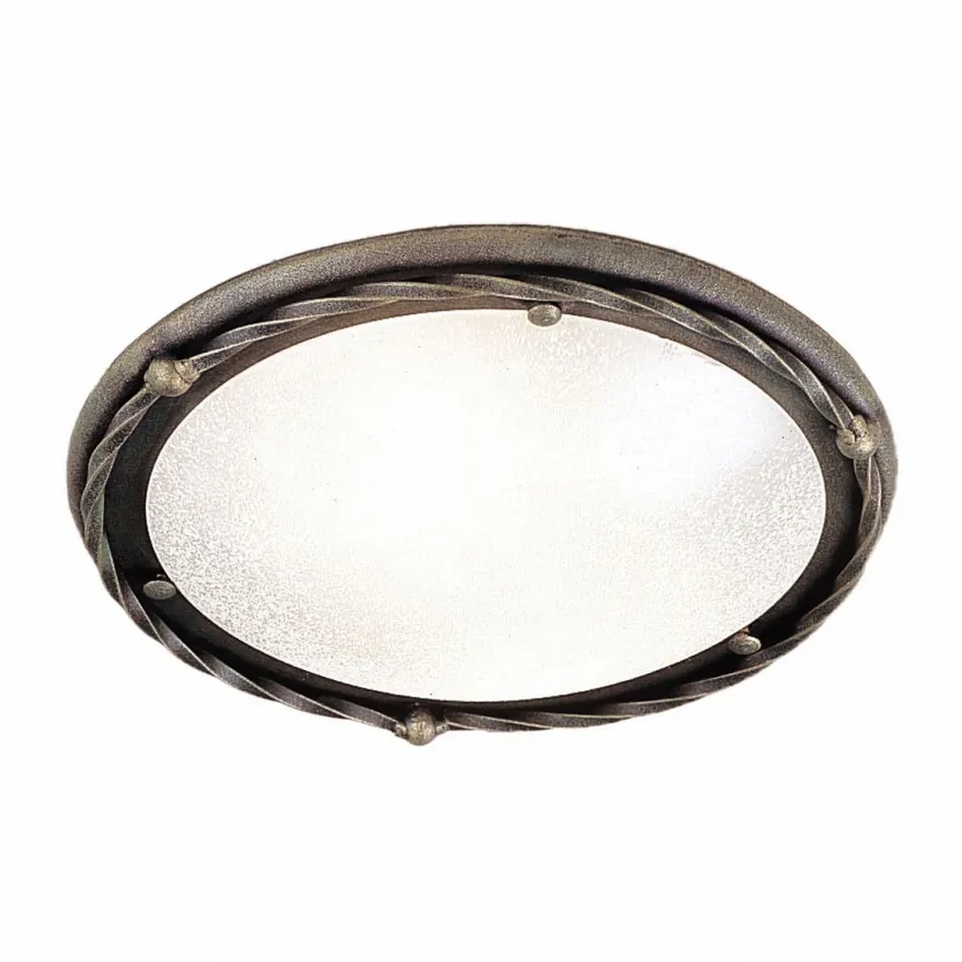 Pembroke Black And Gold Ø30 - Elstead Lighting - lampa sufitowa klasyczna