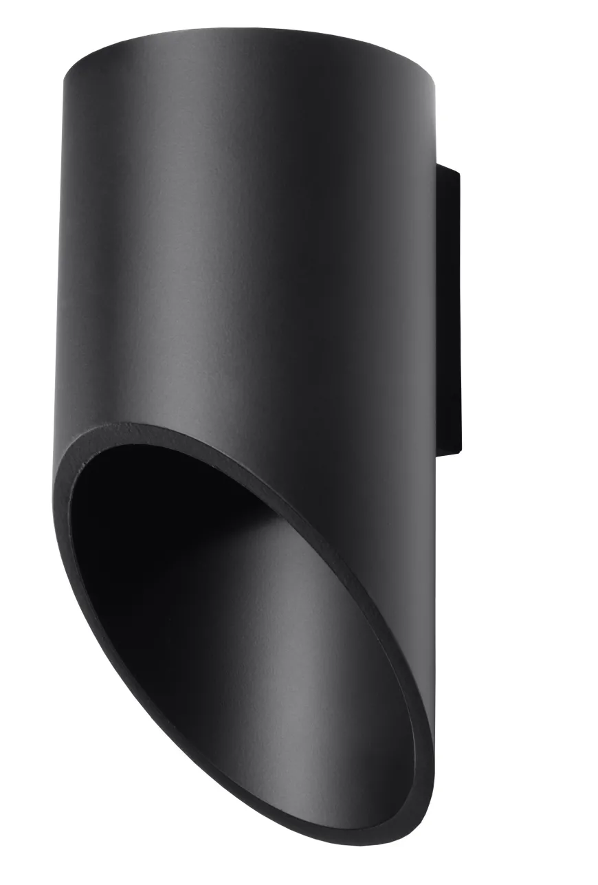 Penne 20 Czarny - SOLLUX LIGHTING - lampa ścienna