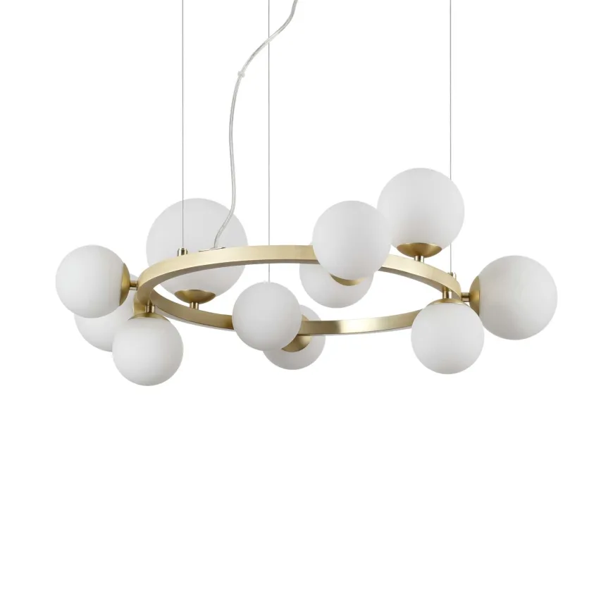 Perlage Sp11 Brass - Ideal Lux - lampa wisząca