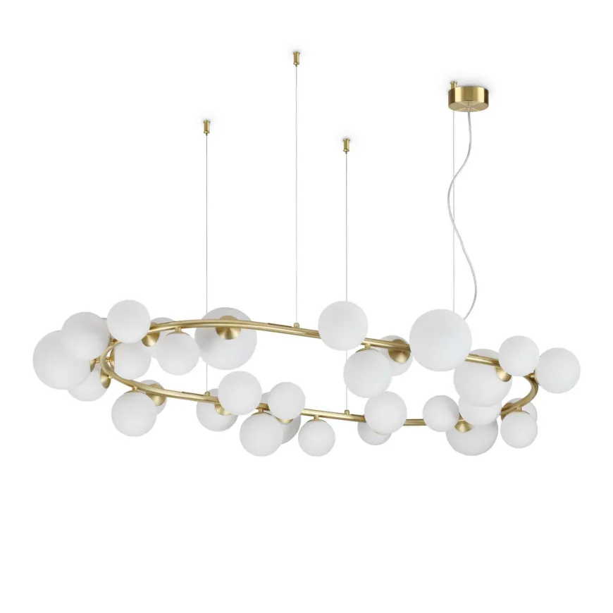 Perlage Sp30 Brass - Ideal Lux - lampa wisząca
