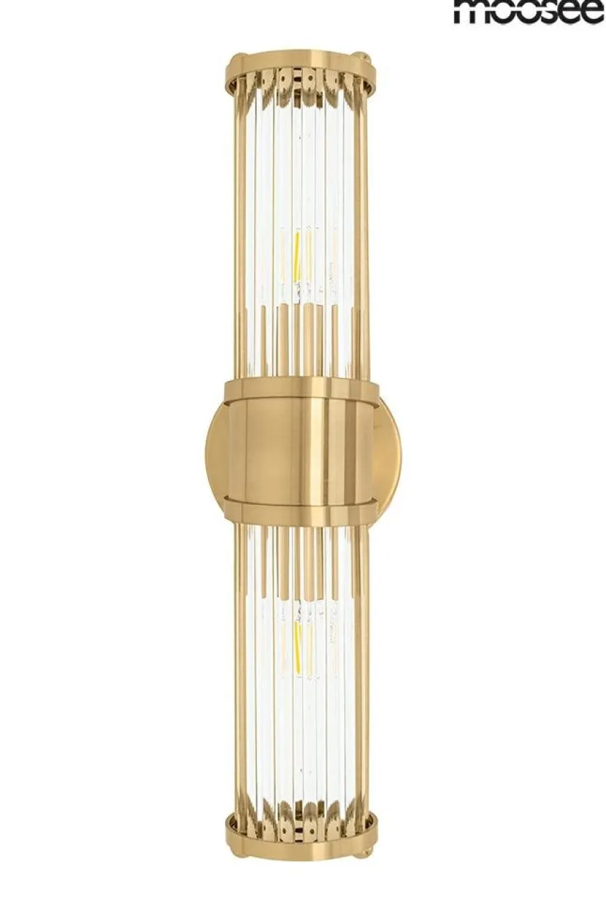 Pilar Twin Złota - Moosee - lampa ścienna