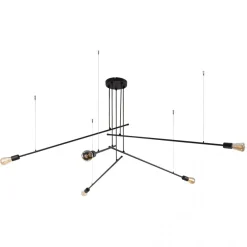 Pile Black V 9127 - Nowodvorski - lampa wisząca nowoczesna