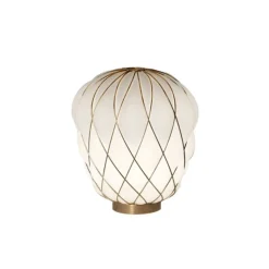 Pinecone Ø30 biały, złoty - Fontana Arte - lampa biurkowa