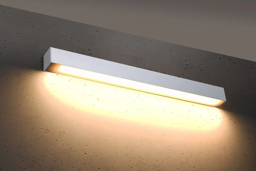 Pinne 65 Biały 3000K - THORO - lampa ścienna