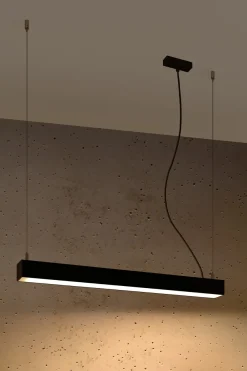 Pinne 65 Czarna 3000K - THORO - lampa wisząca