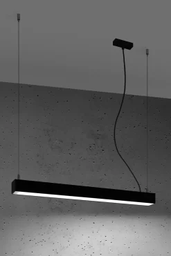 Pinne 65 Czarna 4000K - THORO - lampa wisząca