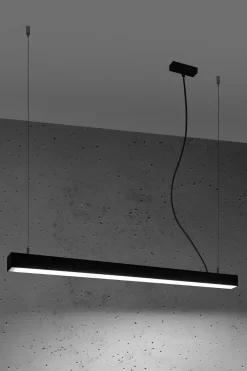Pinne 95 Czarna 4000K - THORO - lampa wisząca