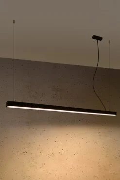 Pinne 145 Czarna 3000K - THORO - lampa wisząca