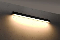 Pinne 95 Czarny 3000K - THORO - lampa ścienna