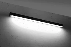 Pinne 115 Czarny 4000K - THORO - lampa ścienna