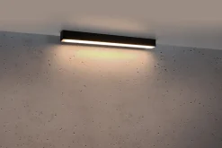 Pinne 65 Czarny 3000K - THORO - lampa sufitowa