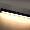 Pinne 65 Czarny 3000K - THORO - lampa ścienna