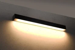 Pinne 65 Czarny 3000K - THORO - lampa ścienna