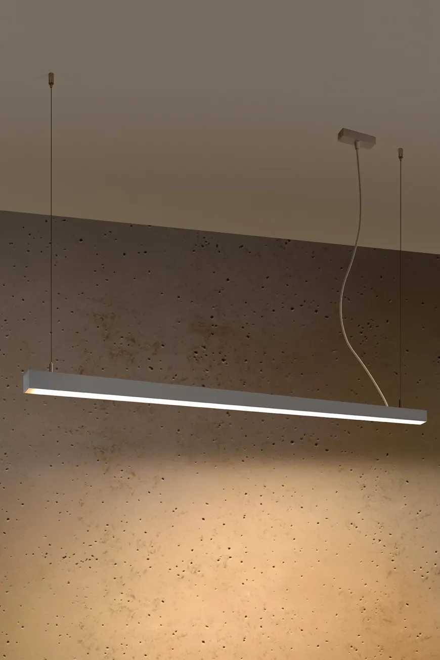 Pinne 145 Szara 3000K - THORO - lampa wisząca