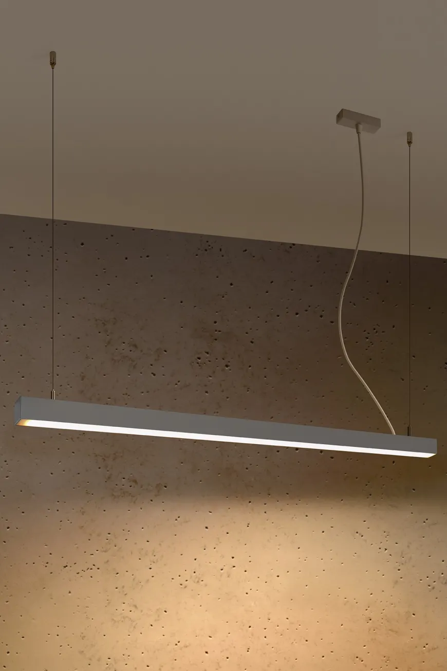 Pinne 115 Szara 3000K - THORO - lampa wisząca