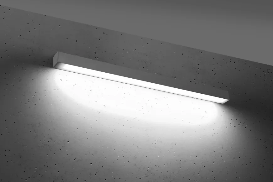 Pinne 95 Szary 4000K - THORO - lampa ścienna