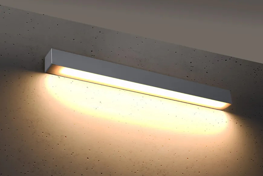 Pinne 65 Szary 3000K - THORO - lampa ścienna