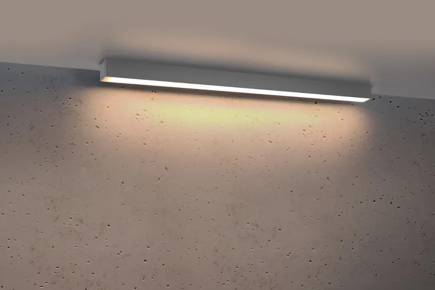 Pinne 95 Szary 3000K - THORO - lampa sufitowa