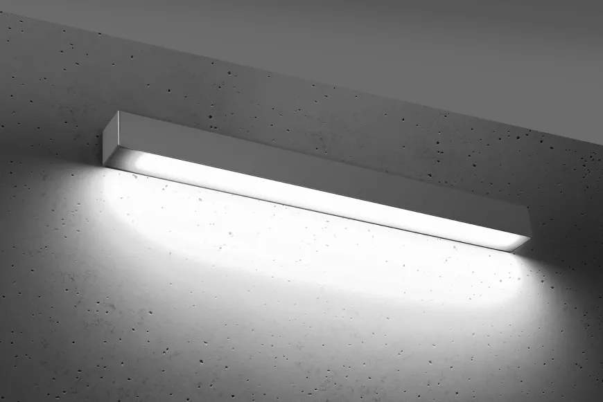 Pinne 65 Szary 4000K - THORO - lampa ścienna