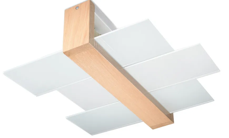 Plafon FENIKS 2 Naturalne Drewno - Sollux