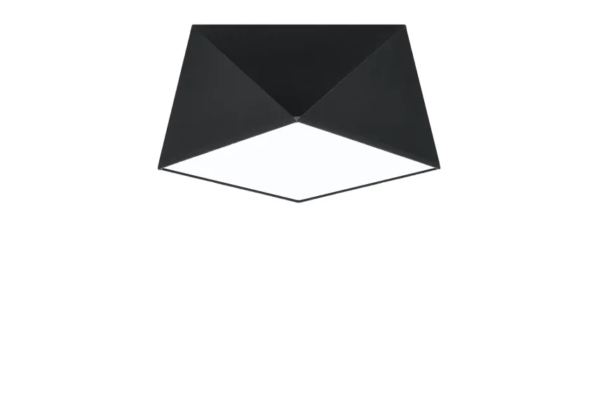 Plafon HEXA 25 czarny - Sollux