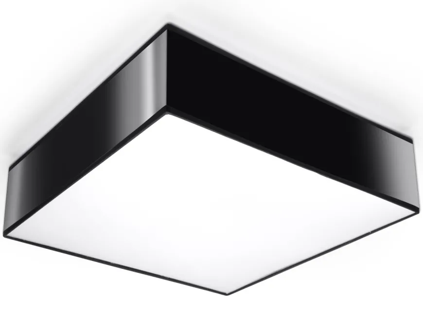 Plafon HORUS 35 Czarny - Sollux