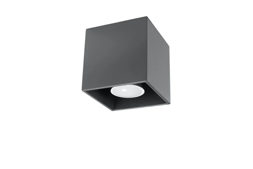 Plafon QUAD 1 Antracyt - Sollux