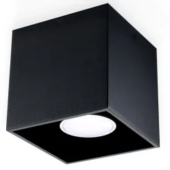 Plafon QUAD 1 Czarny - Sollux