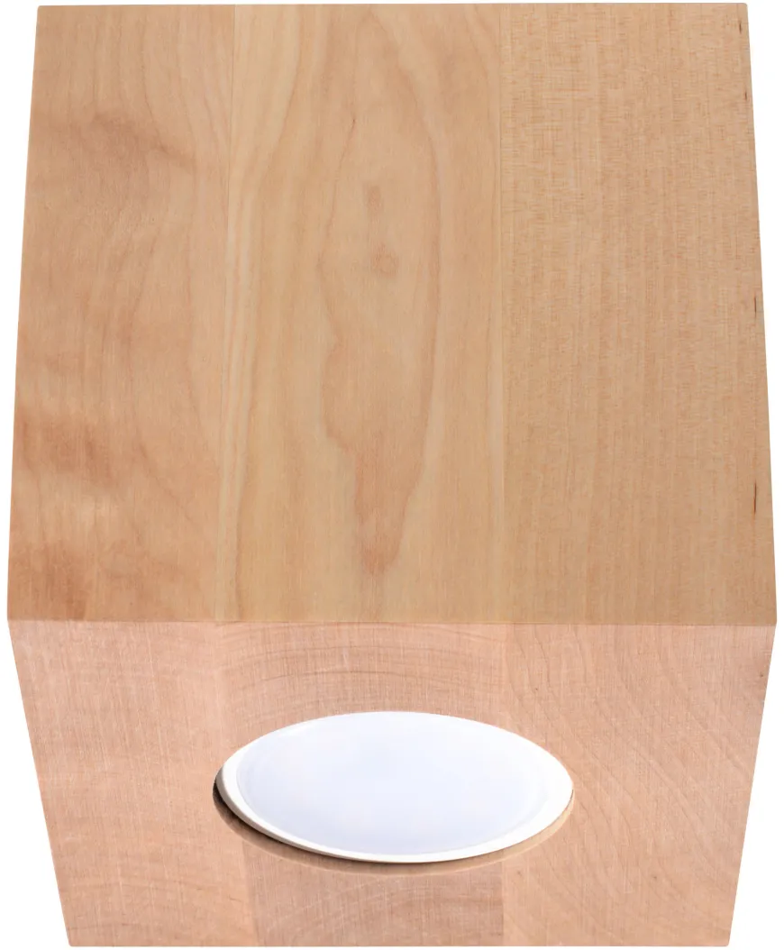 Plafon QUAD Naturalne Drewno - Sollux