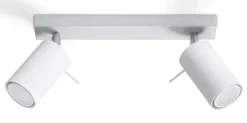 Plafon RING 2 Biały - Sollux