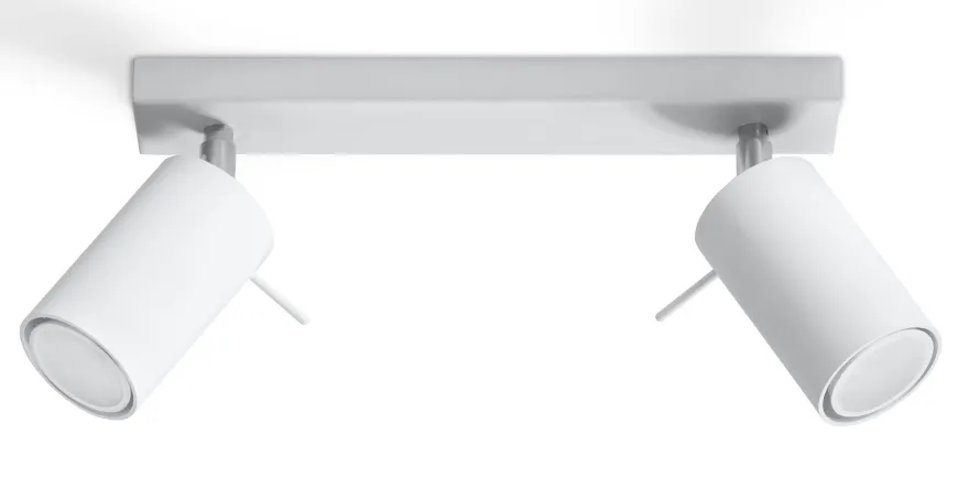 Plafon RING 2 Biały - Sollux