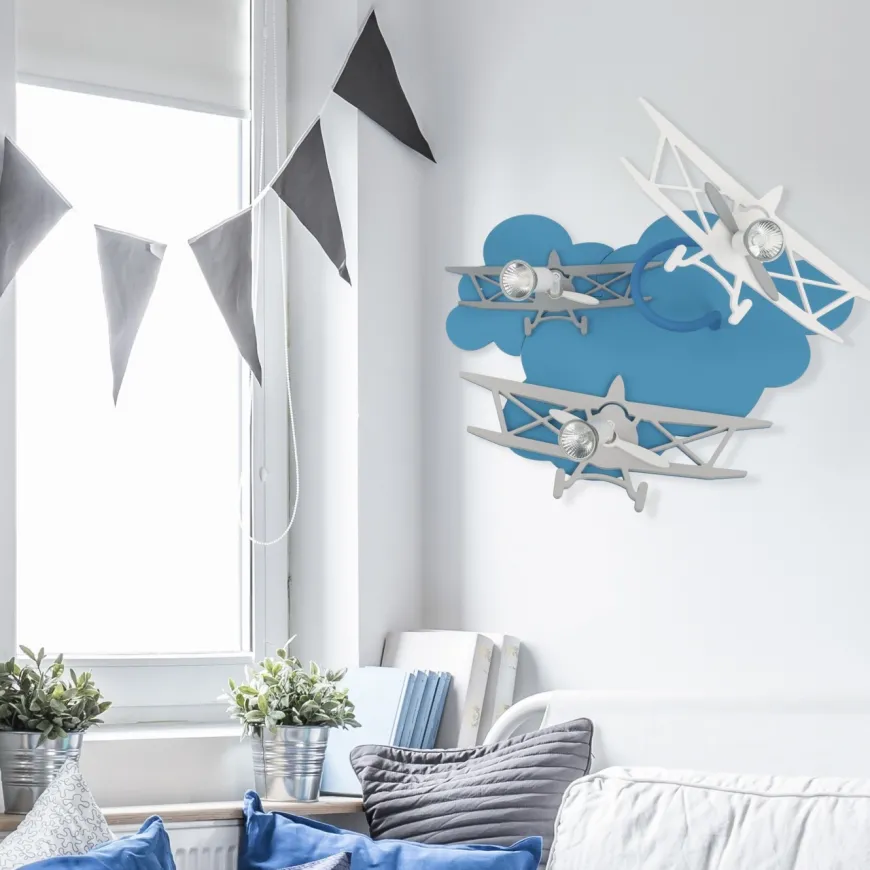 Plane III - Nowodvorski - lampa wisząca dziecięca