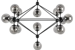 Planetario 15 Czarna - King Home - lampa wisząca