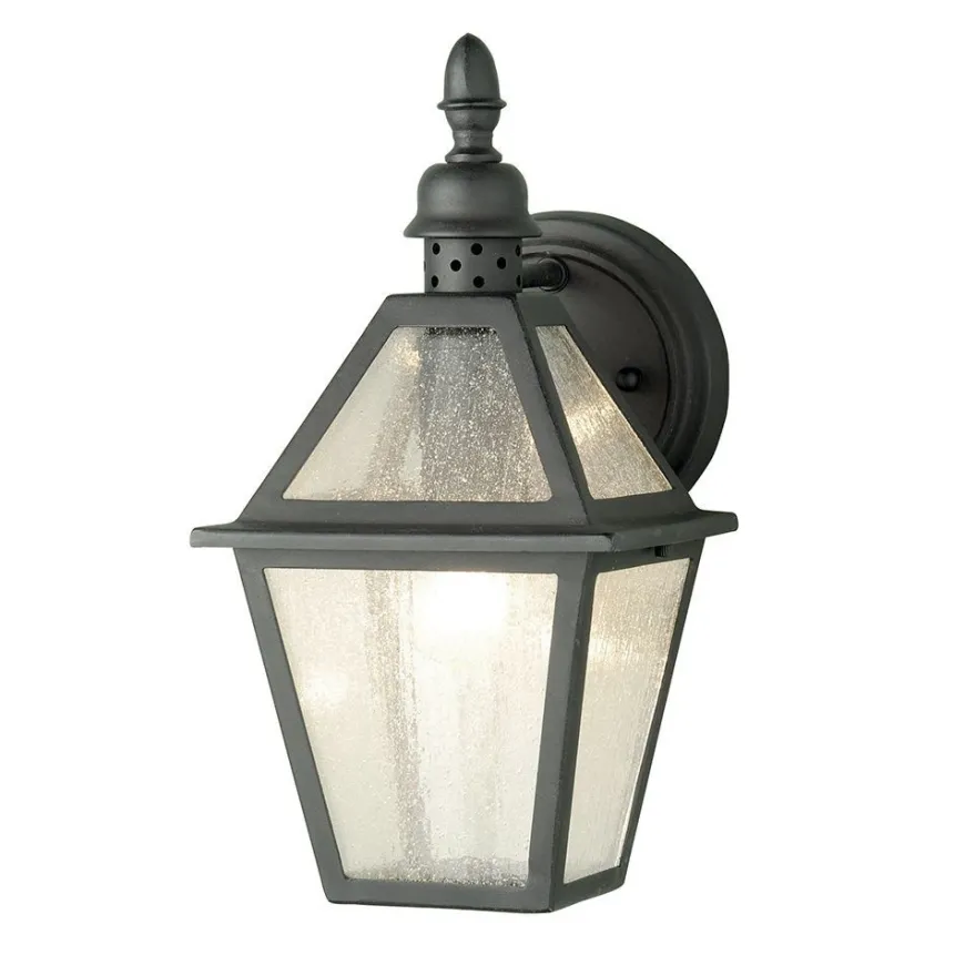 Polruan Black - Elstead Lighting - kinkiet ogrodowy