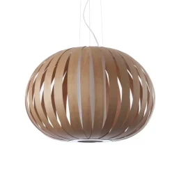 Poppy Ø63 drewno wiśniowe - Luzifer LZF - lampa wisząca